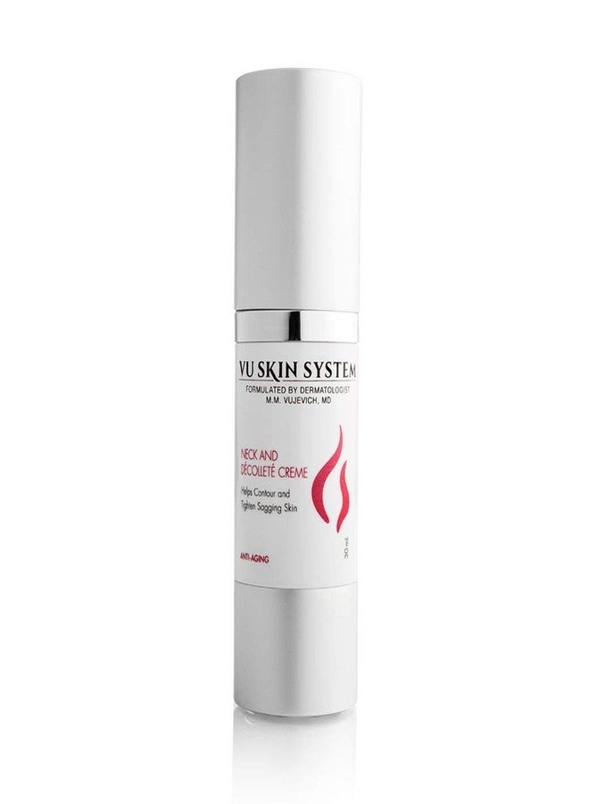 VU SKIN SYSTEM Neck and Decollete Creme – Anti Aging Neck and Decolletage Firming Cream Smoothes Skin to Reduce the Appearance of Sagging and Wrinkles (30 ml) - Image 3